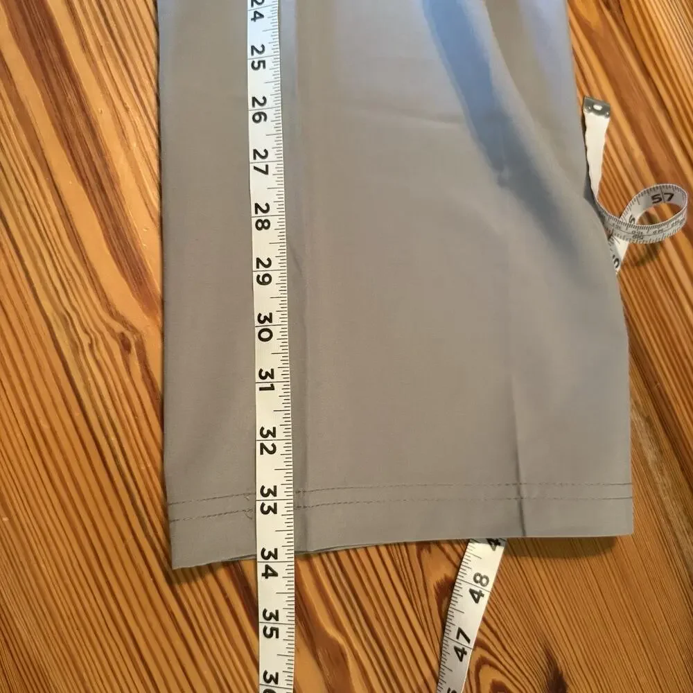 Izod Golf Chino Pants Mens 38x34‎ Gray Performance Stretch Office Casual Staple